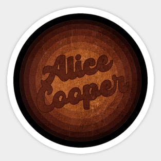 Alice Cooper - Vintage Style Sticker